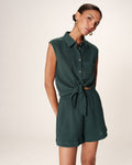 Emerald Tied Shirt Licorice