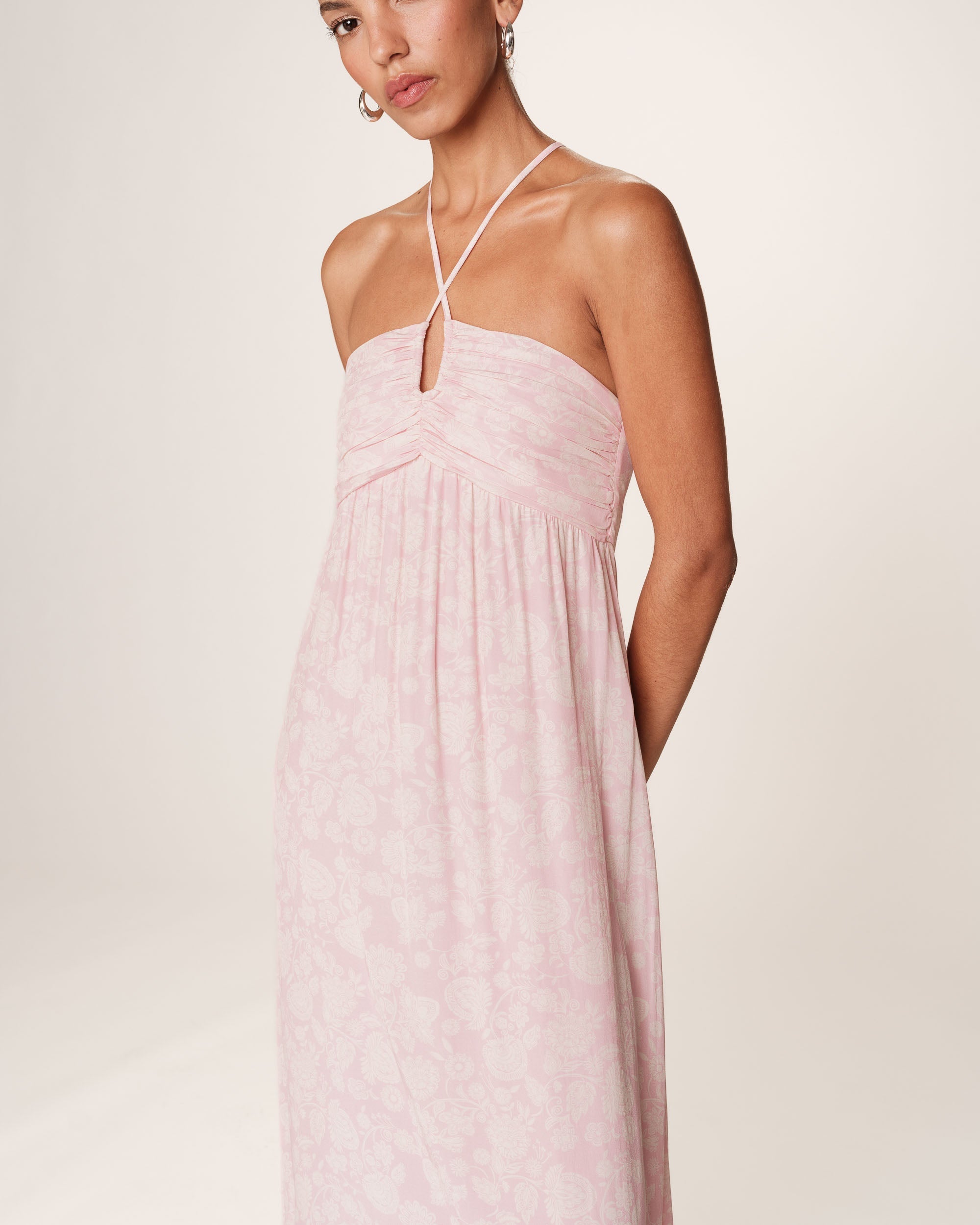 Long Dress Reine - Pink