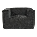 Fauteuil En Velours - Noir