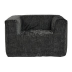 Fauteuil En Velours - Noir