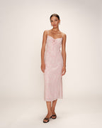Vestido Largo Retina - Rosa