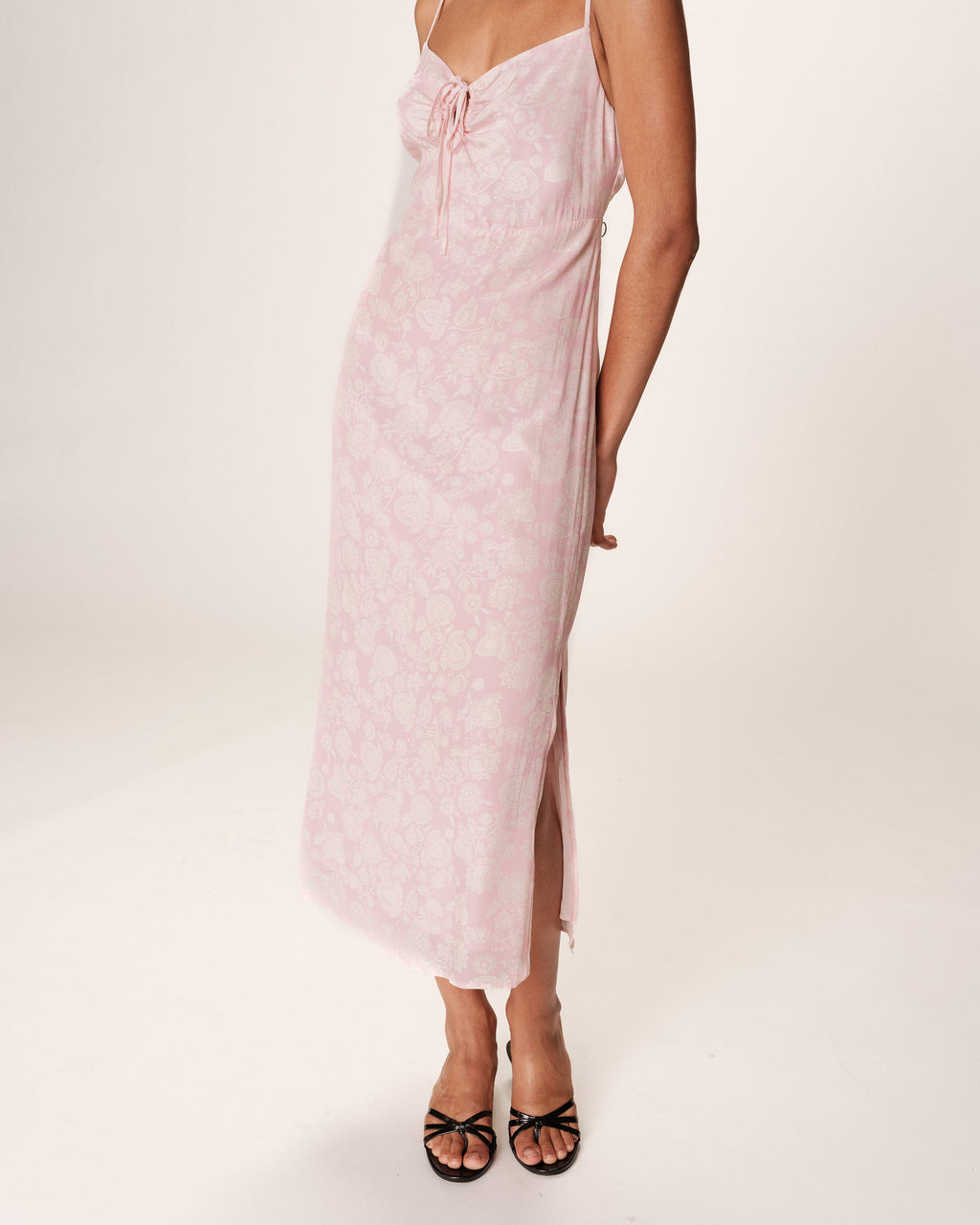 Vestido Largo Retina - Rosa