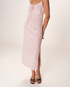 Vestido Largo Retina - Rosa