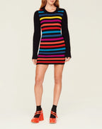 Dress - Multicolour Stripe Rf - Women