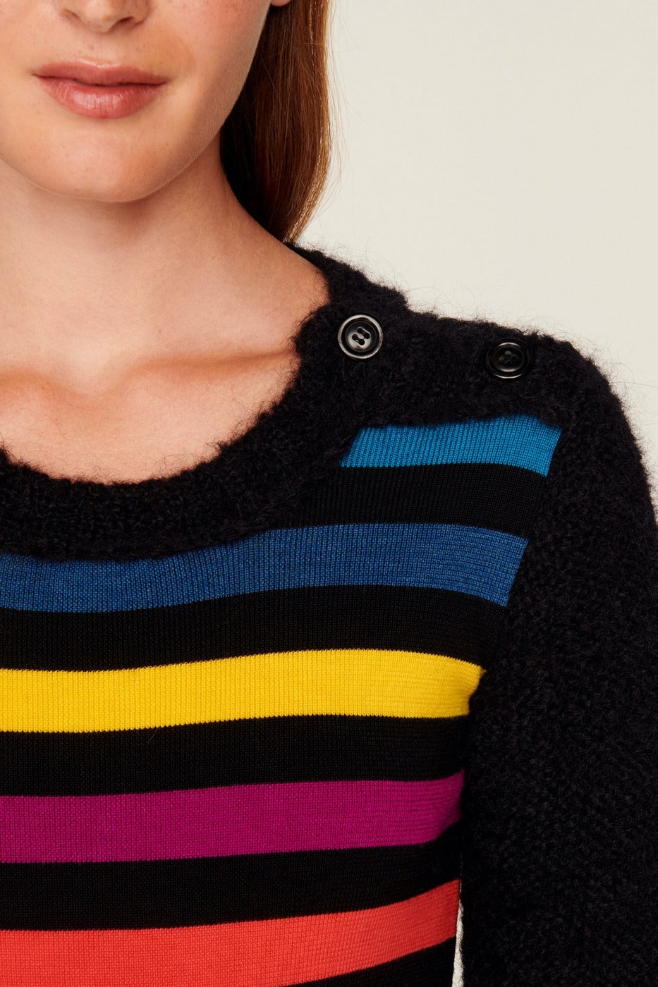 Dress - Multicolour Stripe Rf - Women