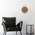 Paint By Numbers On Wooden Disc - Sunny Mandala