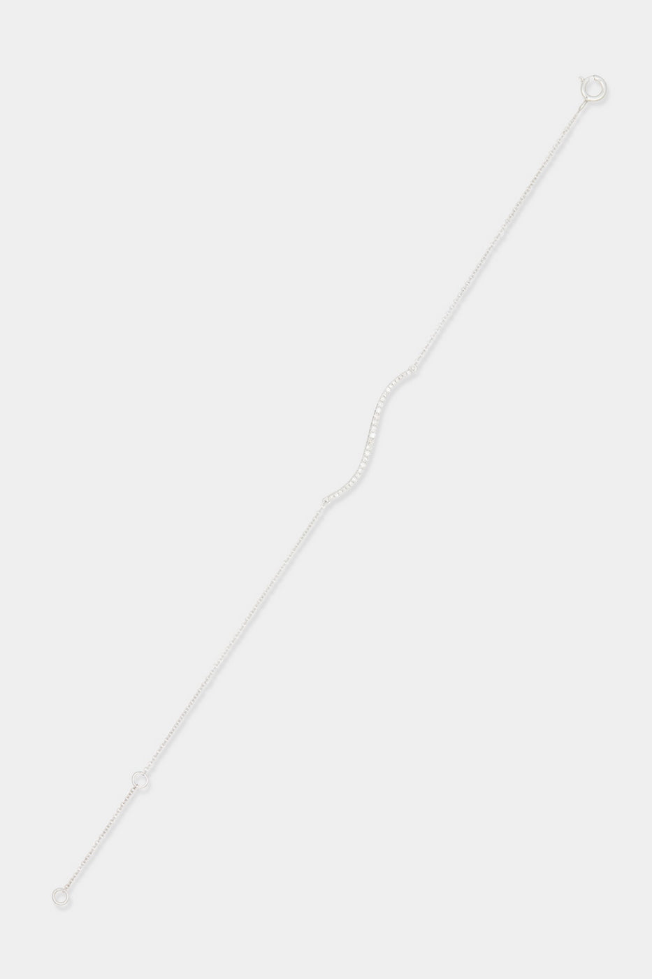 "Amya" Bracelet D0.10/29 - 375/1000 White Gold