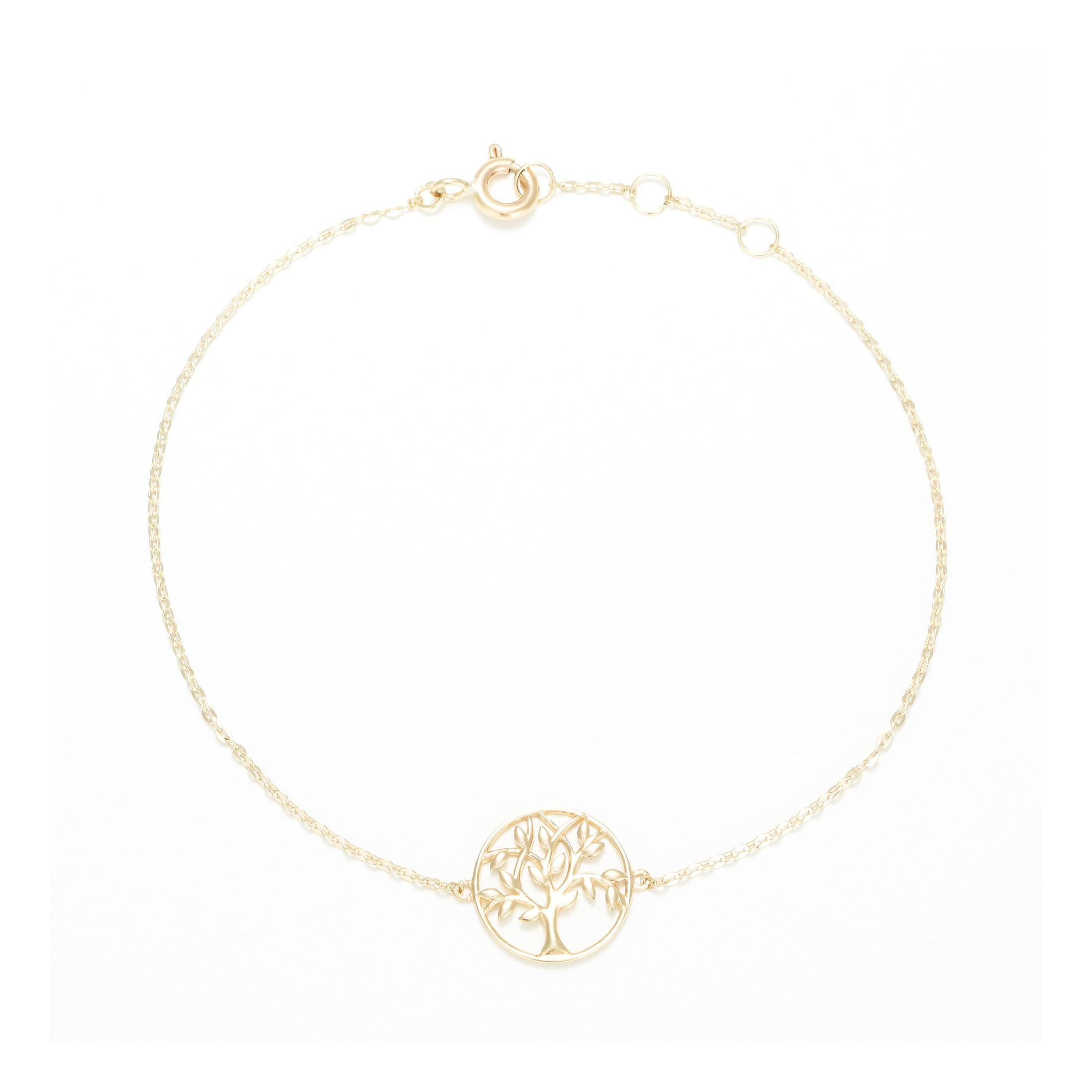 Bracelet "Arbre Dorée " Or Jaune  375/1000