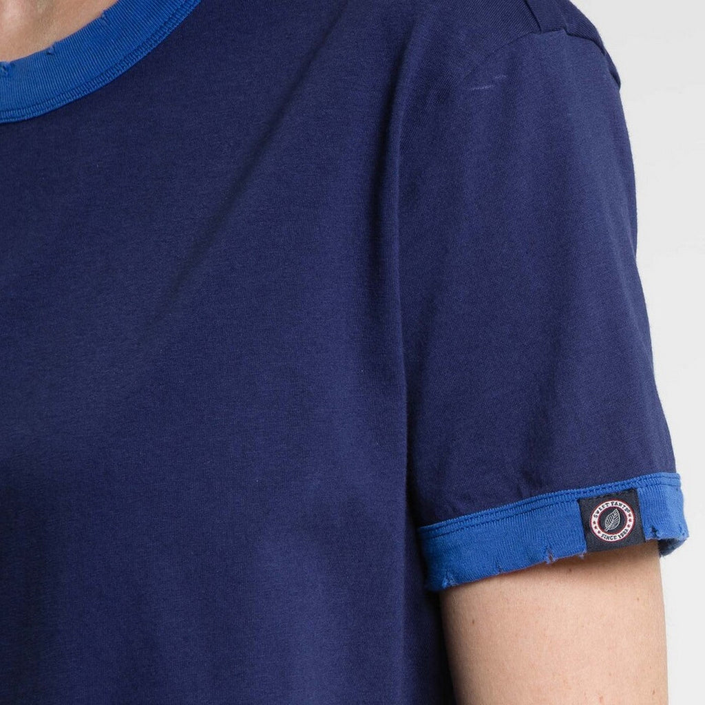 T-Shirt Ringer - Marine/Supreme - Mixte