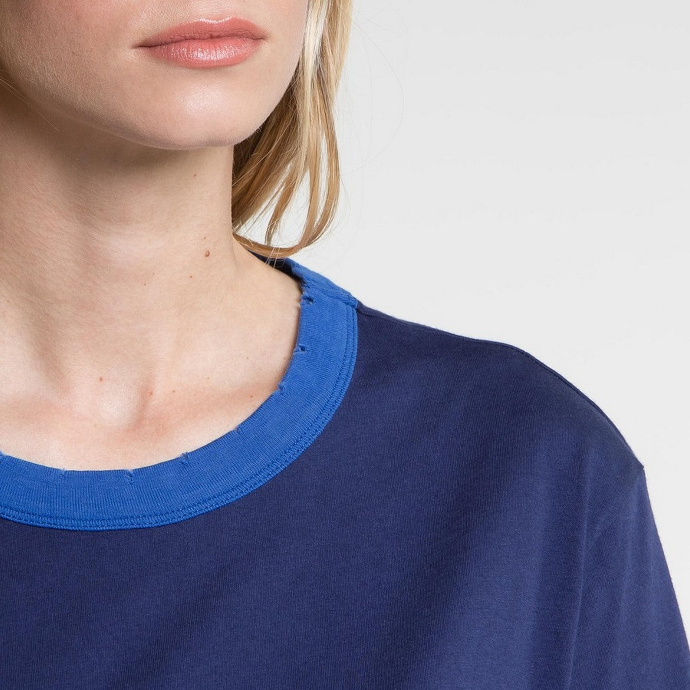 T-Shirt Ringer - Marine/Supreme - Mixte