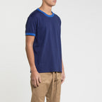 T-Shirt Ringer - Marine/Supreme - Mixte