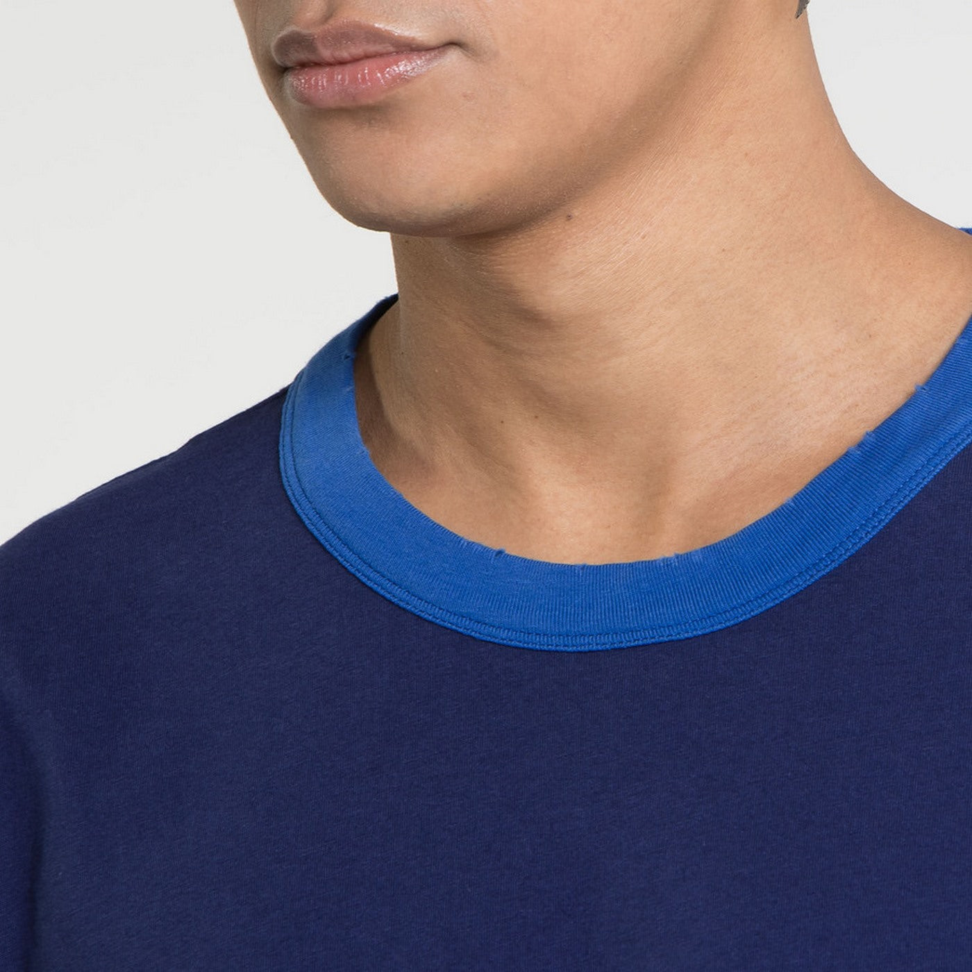 T-Shirt Ringer - Marine/Supreme - Mixte
