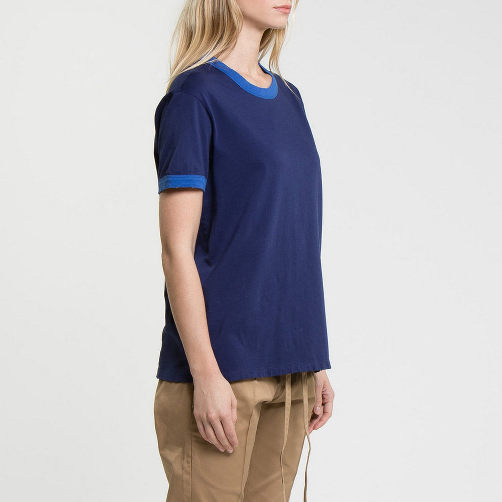 T-Shirt Ringer - Marine/Supreme - Mixte