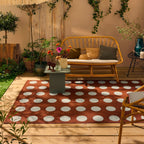 Riveira - Tapis D'Extérieur - Polypropylène/Polyester - Marron