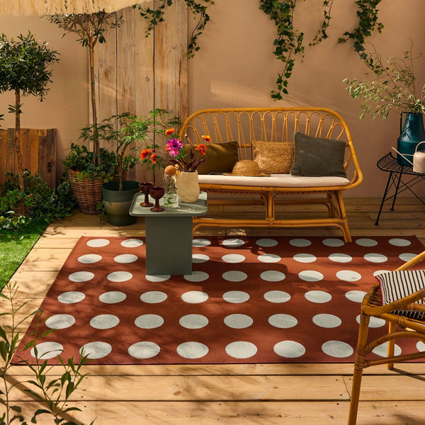 Riveira - Outdoor Rug - Polypropylene/Polyester - Brown