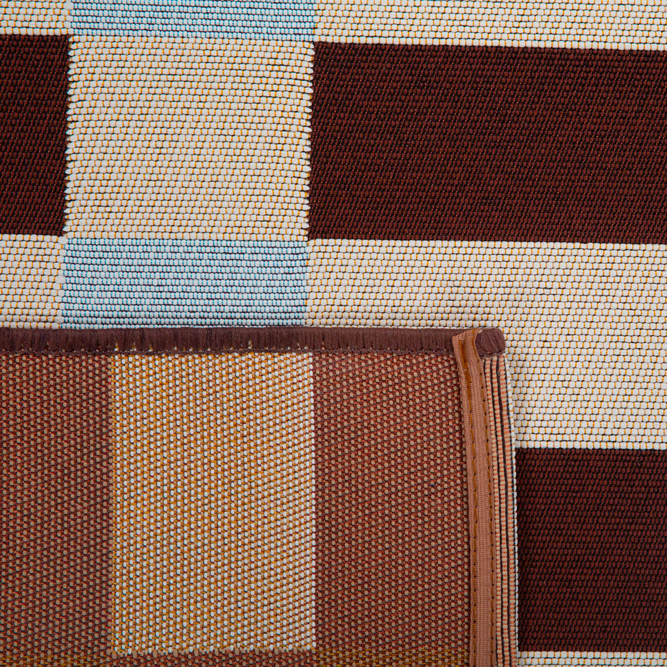Riveira - Tapis D'Extérieur - Polypropylène/Polyester - Bleu