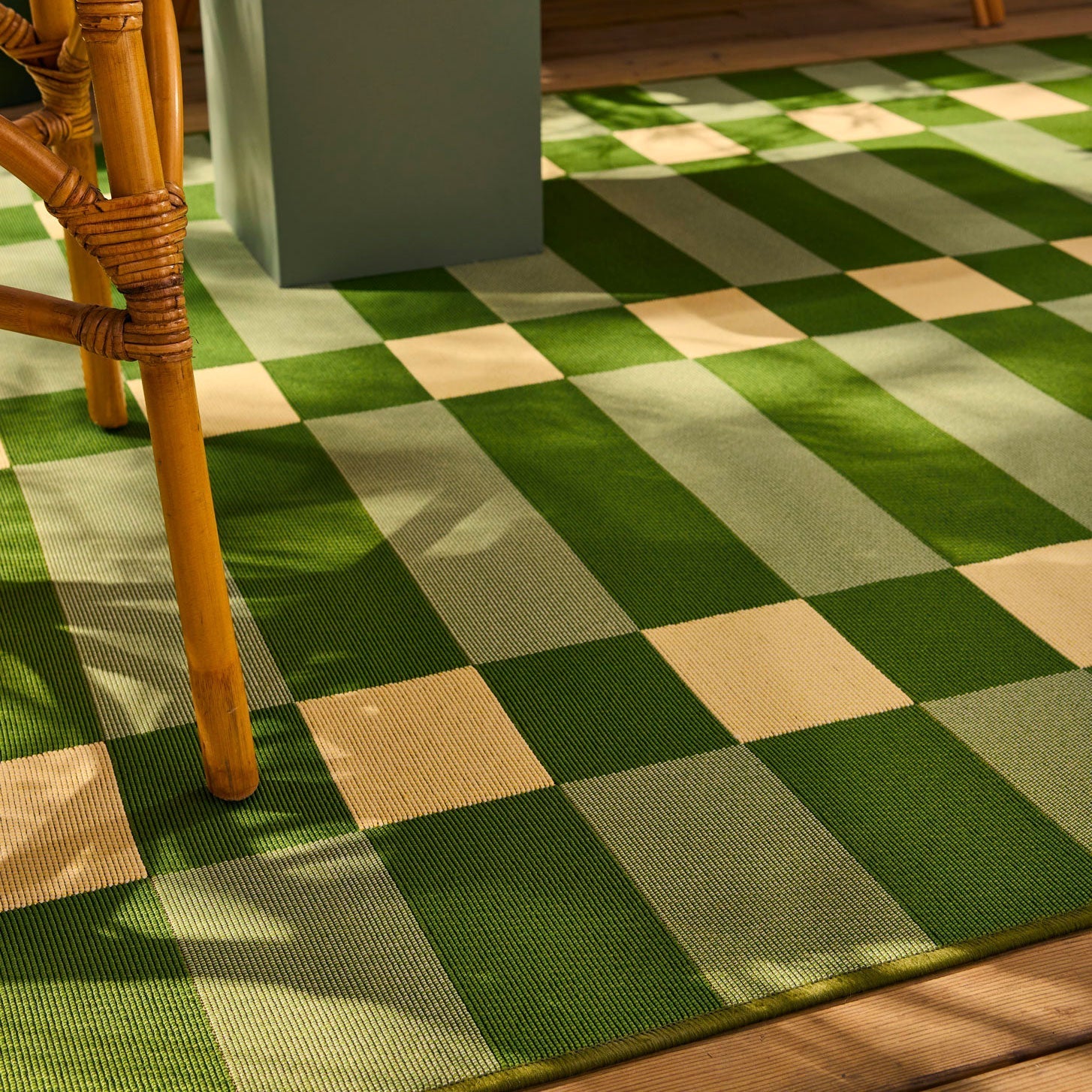 Riveira - Alfombra de exterior - Polipropileno/Poliéster - Verde