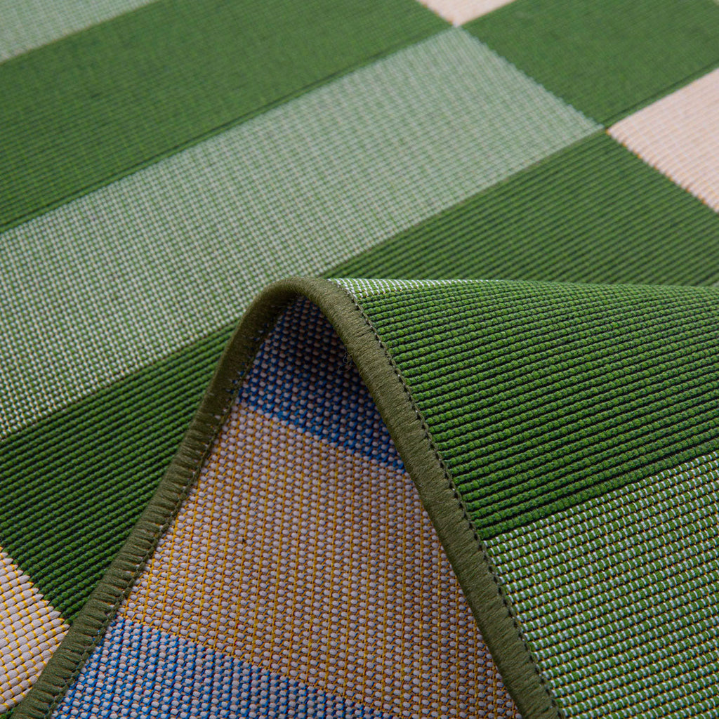 Riveira - Alfombra de exterior - Polipropileno/Poliéster - Verde