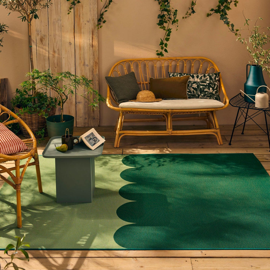 Riveira - Tapis D'Extérieur - Polypropylène/Polyester - Vert