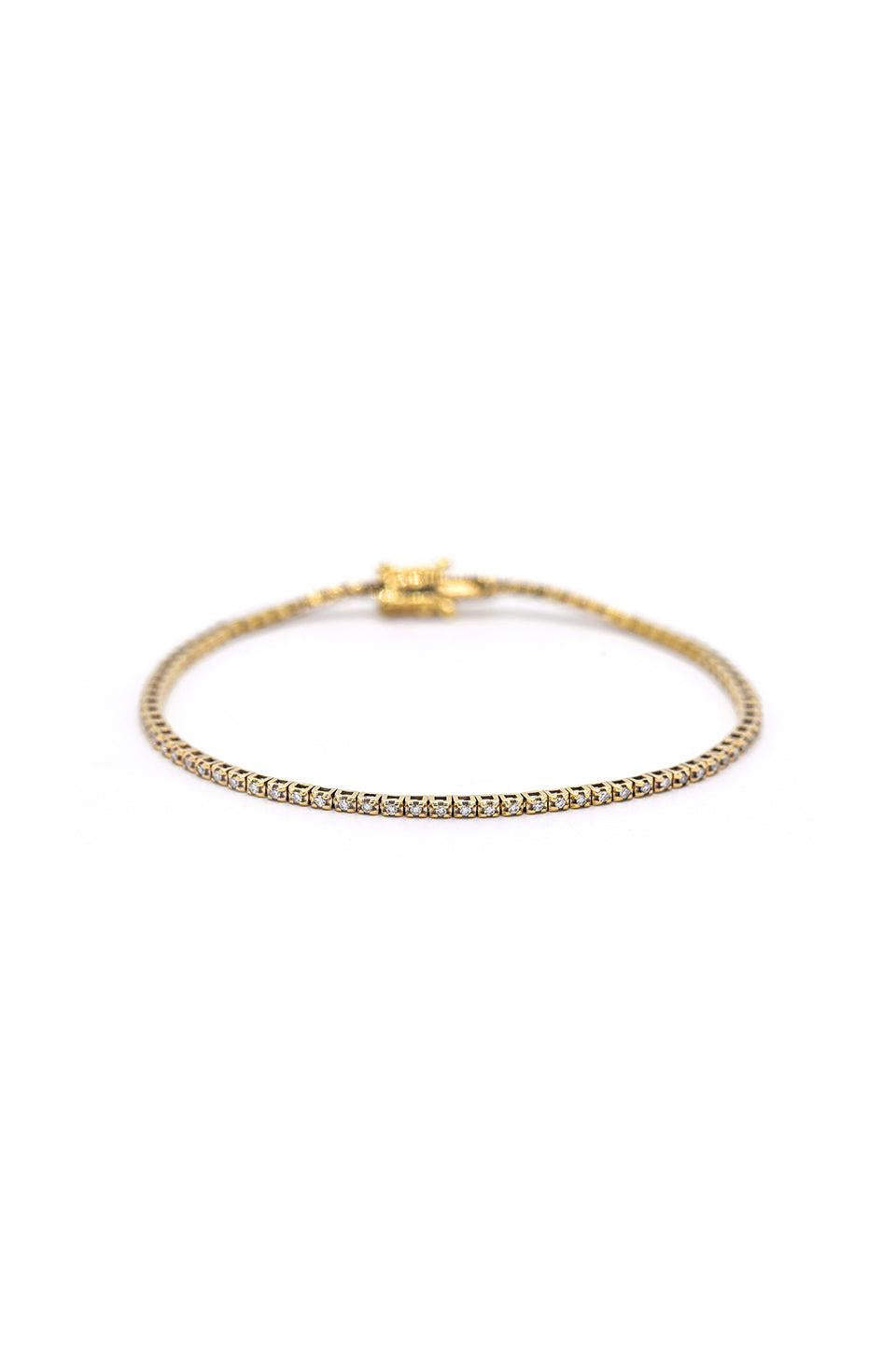 Bracelet Rivière Diamants 0,24Ct/92