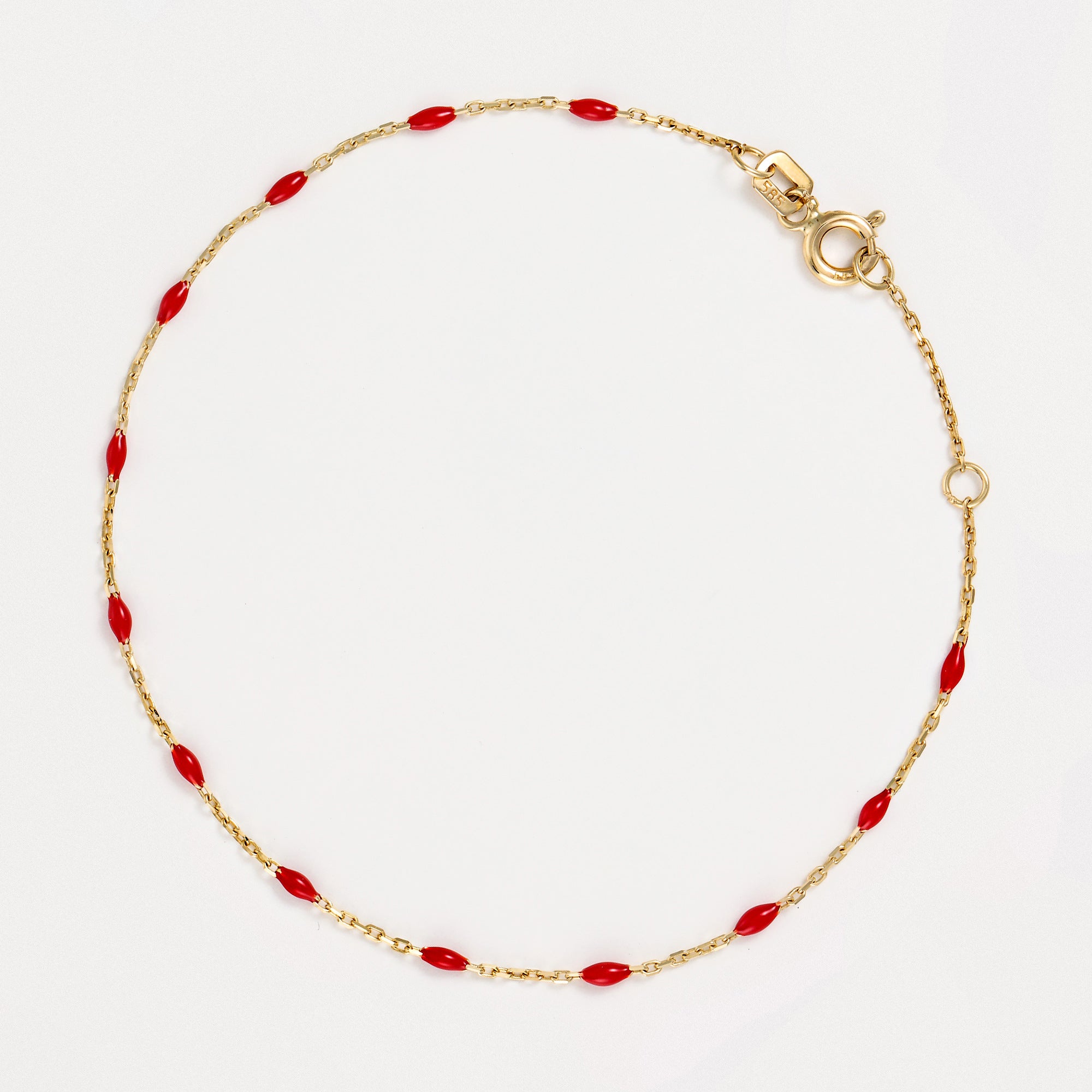 Pulsera de correo electrónico roja
