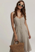 Rhythm - Robe Venice Dress - Elm - Femme