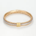 Pulsera "Vico Scintillant 8Mm" Oro Amarillo 375/1000 - Oro Bicolor 375/1000