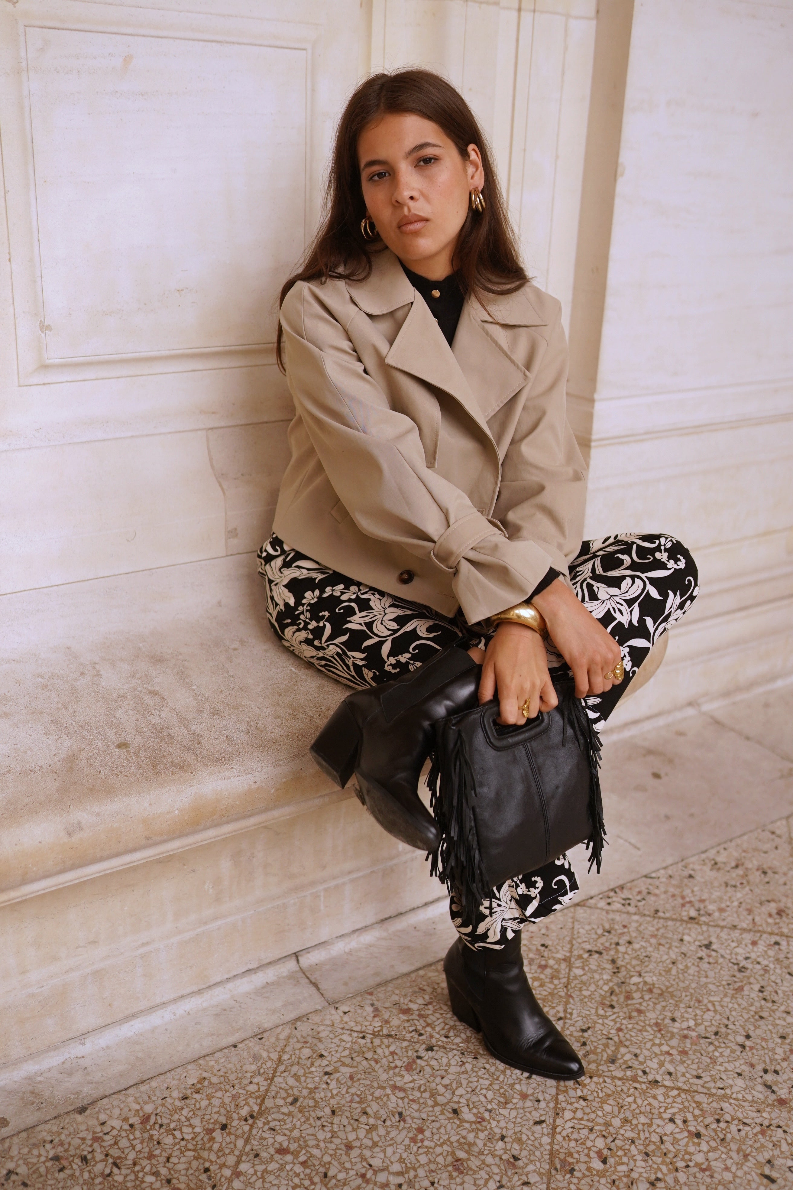 Pantalones violetas