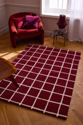 Storm red – Wool rug – P_RO1010ROU Storm red