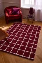 Storm red – Wool rug – P_RO1010ROU Storm red