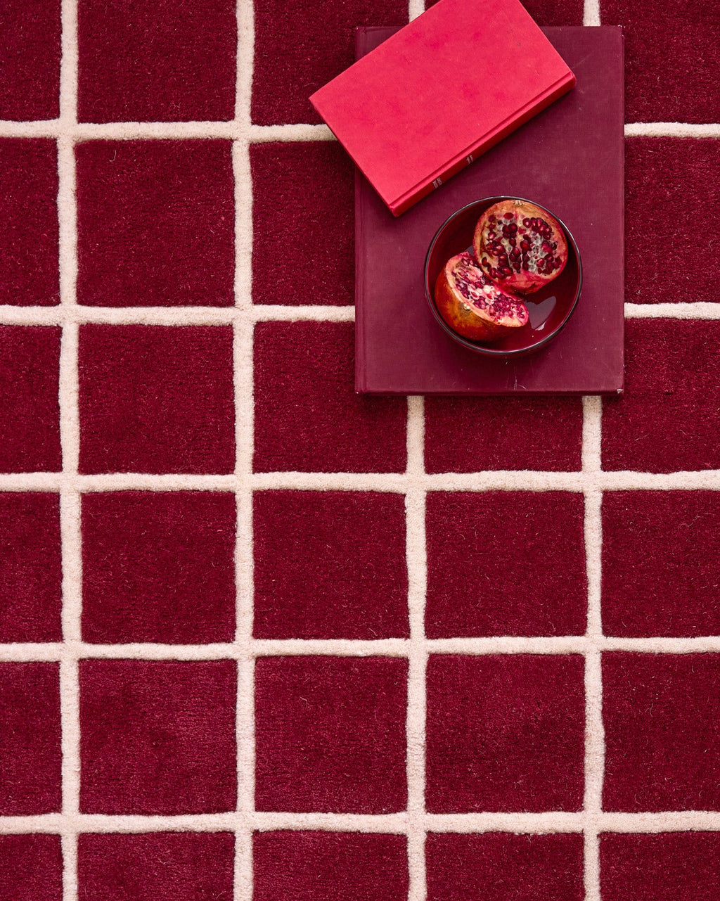 Storm red – Wool rug – P_RO1010ROU Storm red