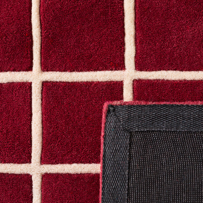 Storm red – Wool rug – P_RO1010ROU Storm red