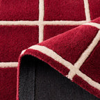 Storm red – Wool rug – P_RO1010ROU Storm red