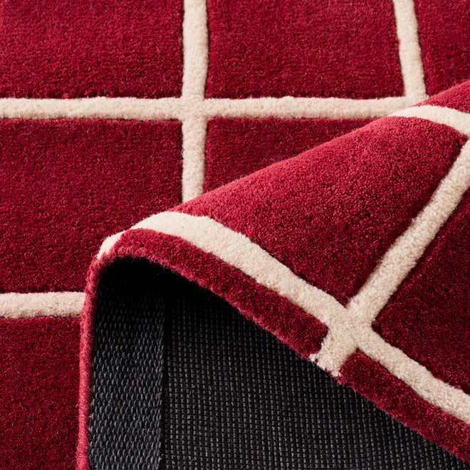 Storm red – Wool rug – P_RO1010ROU Storm red