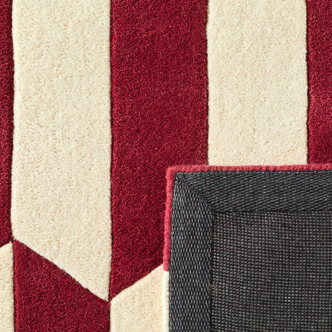 Storm red – Wool rug – P_RO1011ROU Storm red