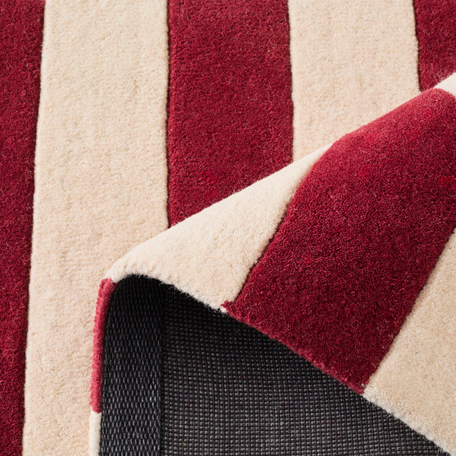 Storm red – Wool rug – P_RO1011ROU Storm red