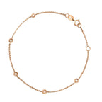 "Sunshine" bracelet D0.14/5 - 375/1000 Rose Gold