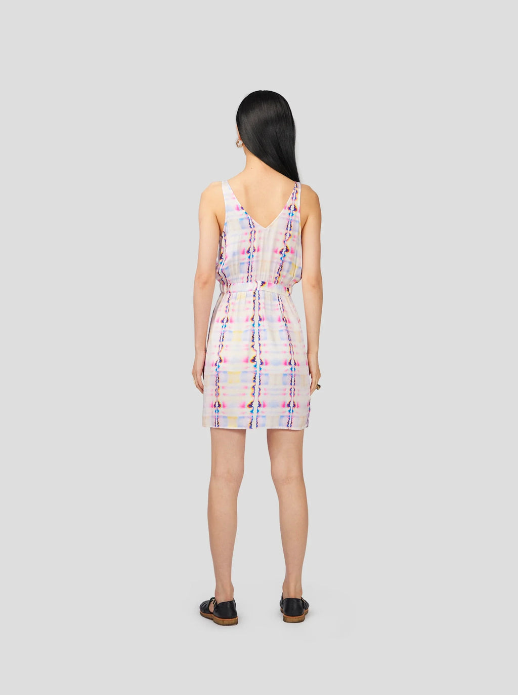 Vestido Austriaco Estampado En Papel Secante