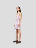 Vestido Austriaco Estampado En Papel Secante