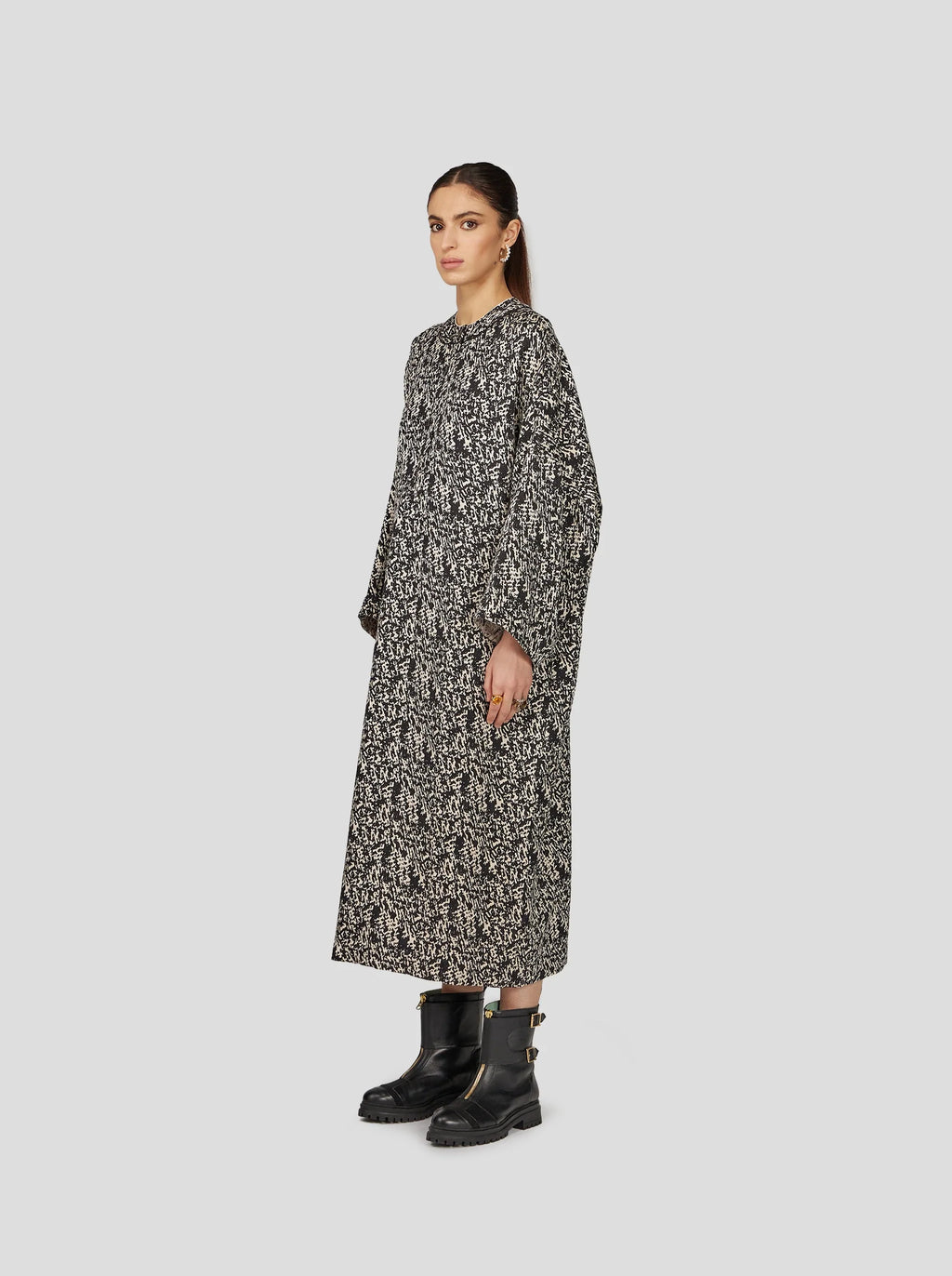Milo Dress In Woven Kenaï