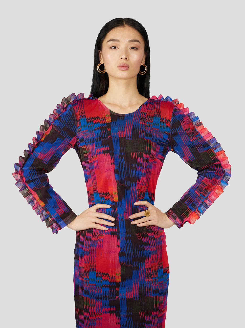 Robe Fox En Maille Imprimée Fuse