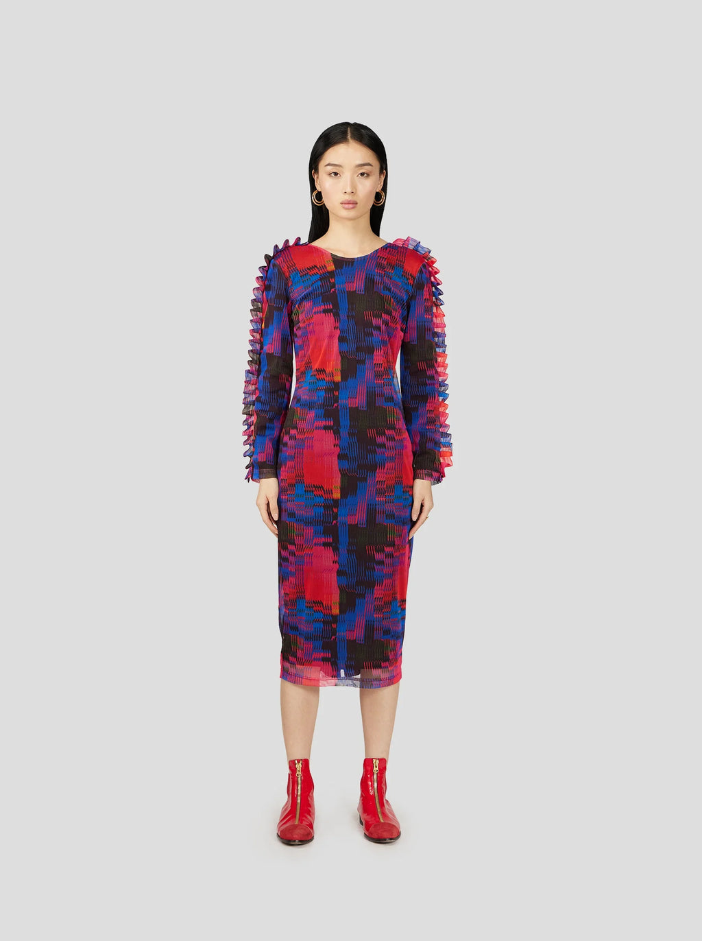Robe Fox En Maille Imprimée Fuse