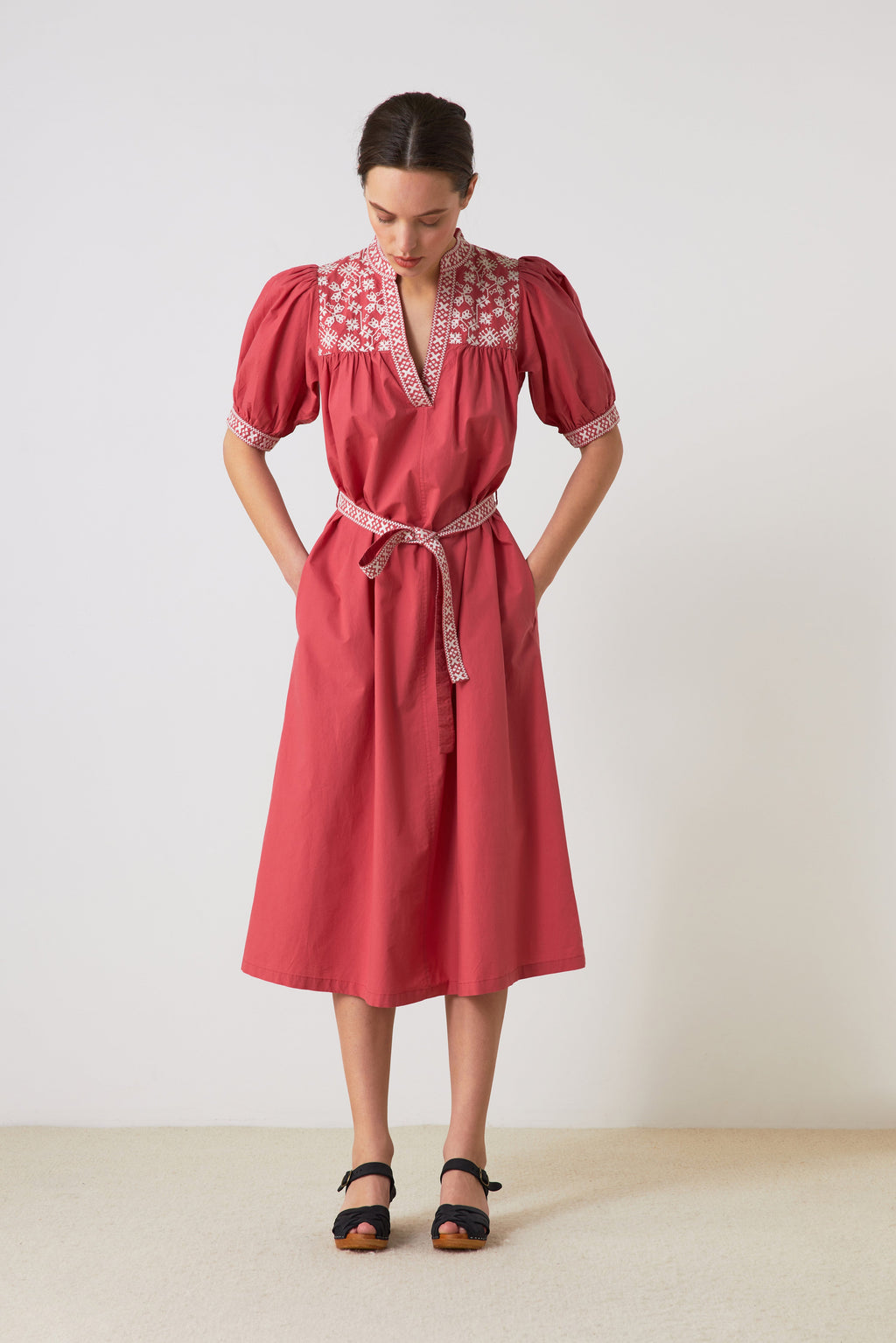 Long Dress Short Sleeves Risque Tc129 Broda - Punch