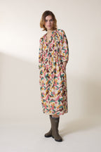 Roudy Patch Dress - Vanilla