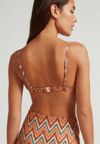 Sporty Cape Town Bikini Top - Multicolor