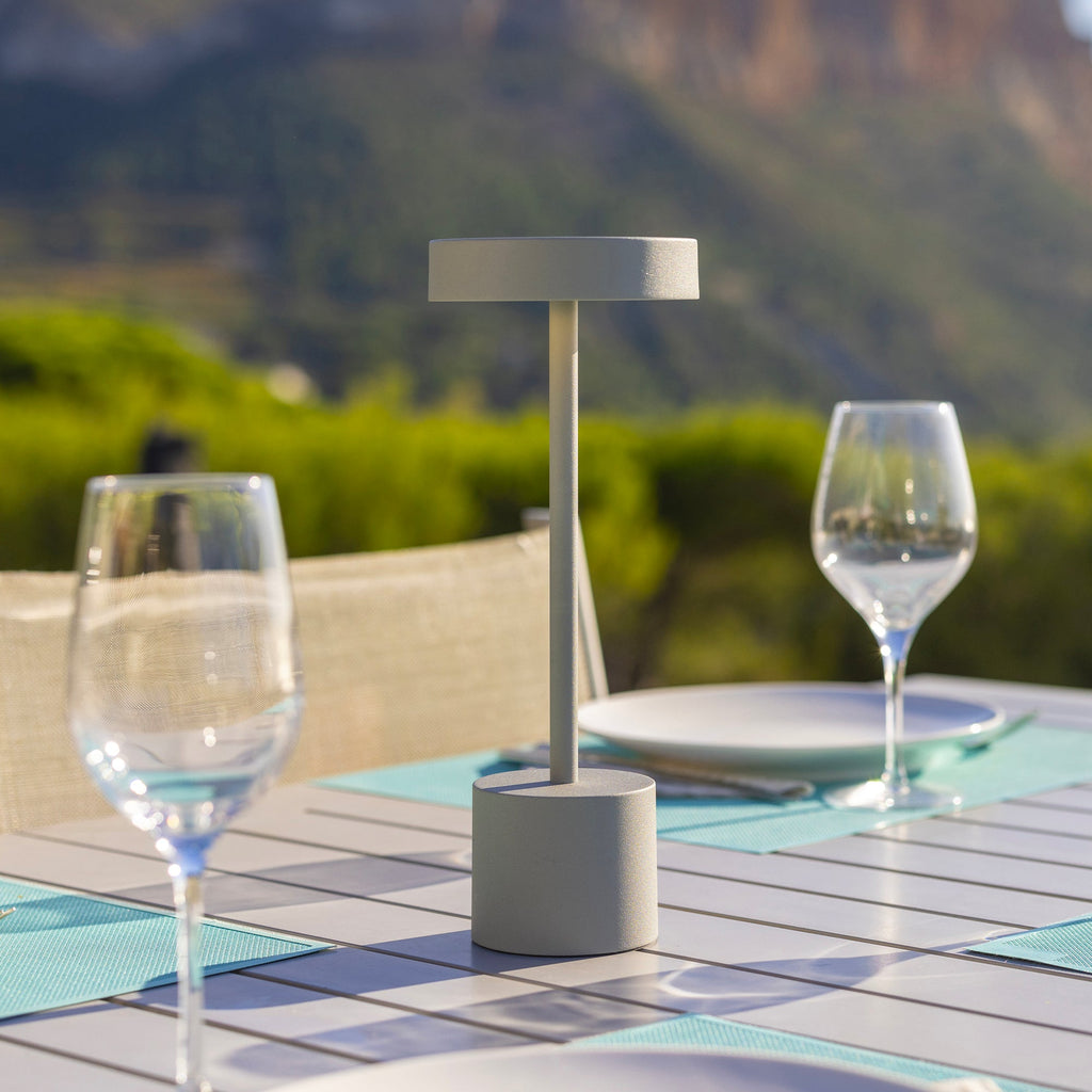Roby - Wireless Table Lamp - Steel - Gray