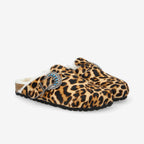 Paloma Clog W - P.Pony Leo/Fur - Natural/Dove