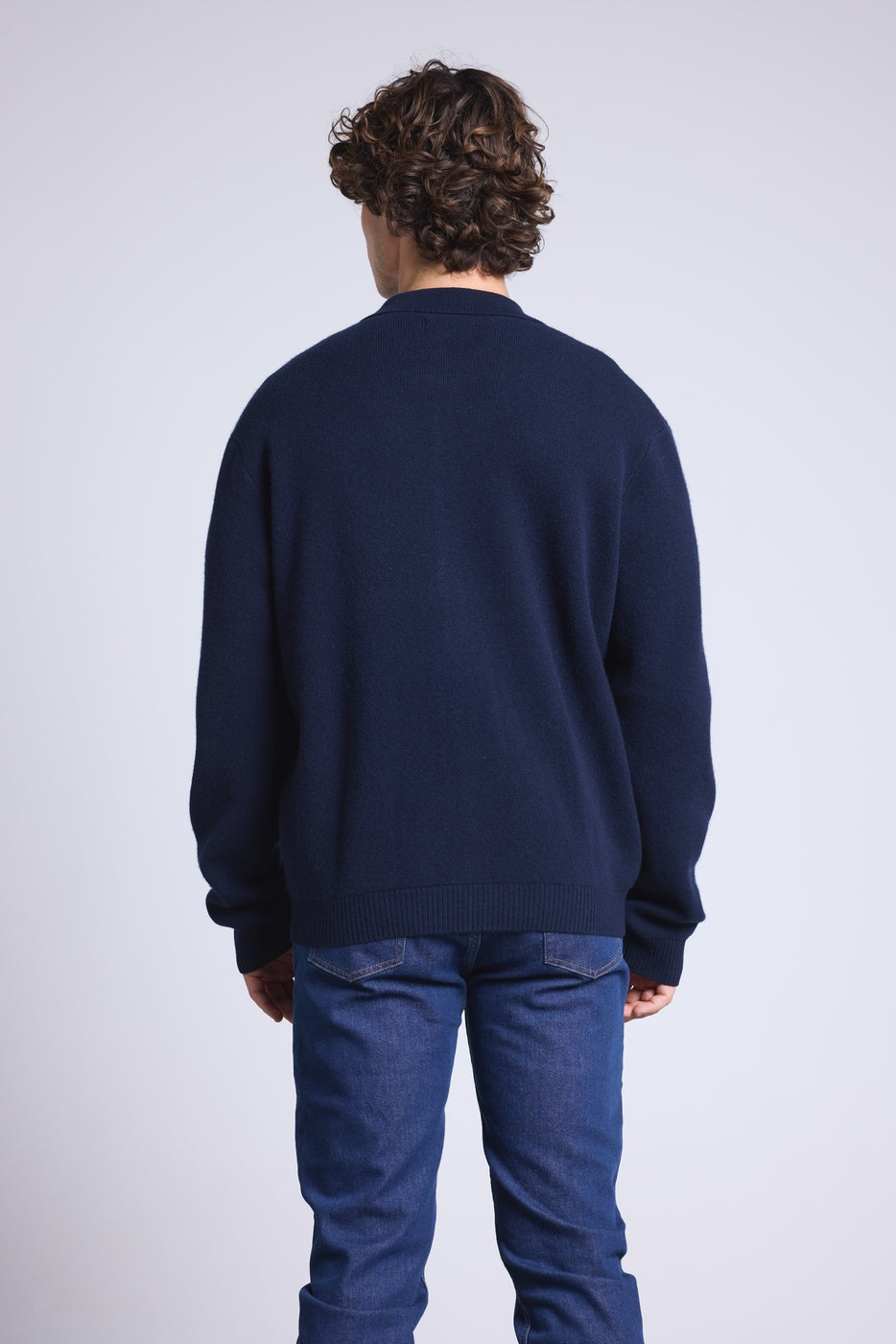 Chaqueta Con Cremallera Roger - Azul Marino - Hombre