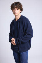 Chaqueta Con Cremallera Roger - Azul Marino - Hombre