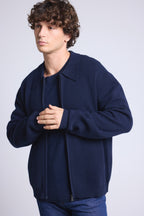 Chaqueta Con Cremallera Roger - Azul Marino - Hombre